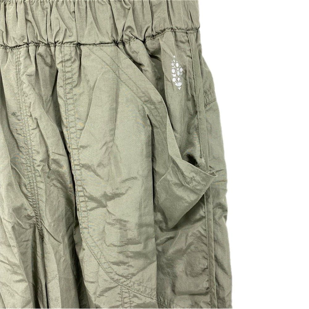 Free People Way Home Pants XS Olive Green High-Waisted Joggers - Picture 6 of 11